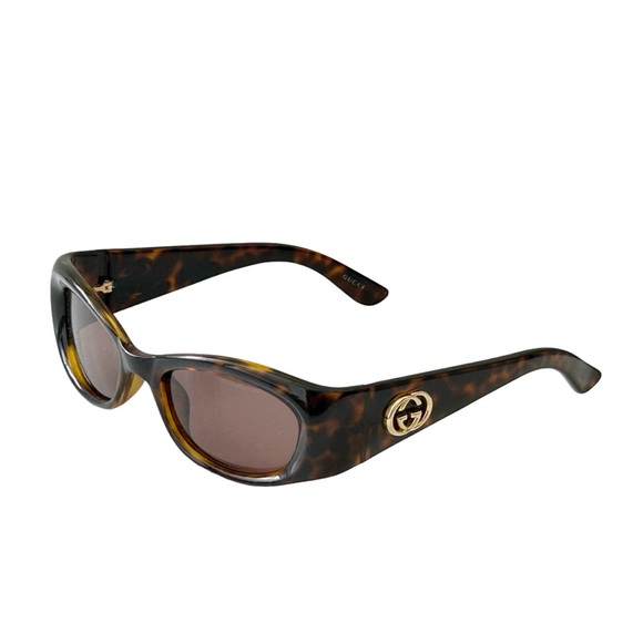 GUCCI Vintage 2000 Y2K Tortoiseshell GG 2968/S Sunglasses With Case - Picture 3 of 9